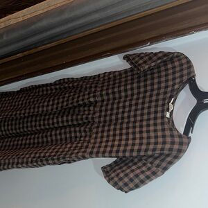 Phaedra Checkered Short Sleeve Dress